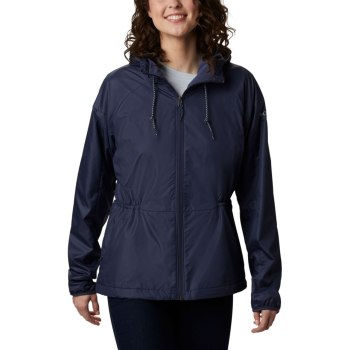 Columbia Side Hill Lined Windbreaker, Chamarras Azul Marino Para Mujer | 469273-AIK